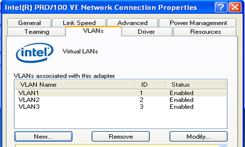 pc multi-vlan